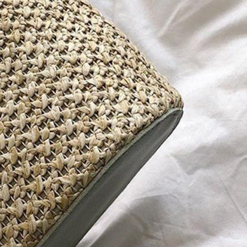 Cross body Shoulder Straw Bag