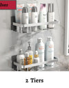 Bathroom Shelves No Drill Corner Shelf Shower Storage Organizer Rack