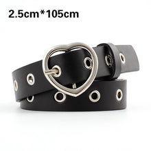 Load image into Gallery viewer, PU Leather Heart Belt
