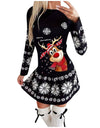 Long-sleeved Christmas Casual Sexy Dress