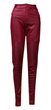 Cargar imagen en el visor de la galería, Leather Skinny High Waist Stretch Pants
