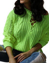 Stylish Oversized Knitted Off-Shoulder Pullover Sweater