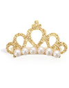 Faux Pearl Crown Headdress