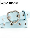 PU Leather Heart Belt