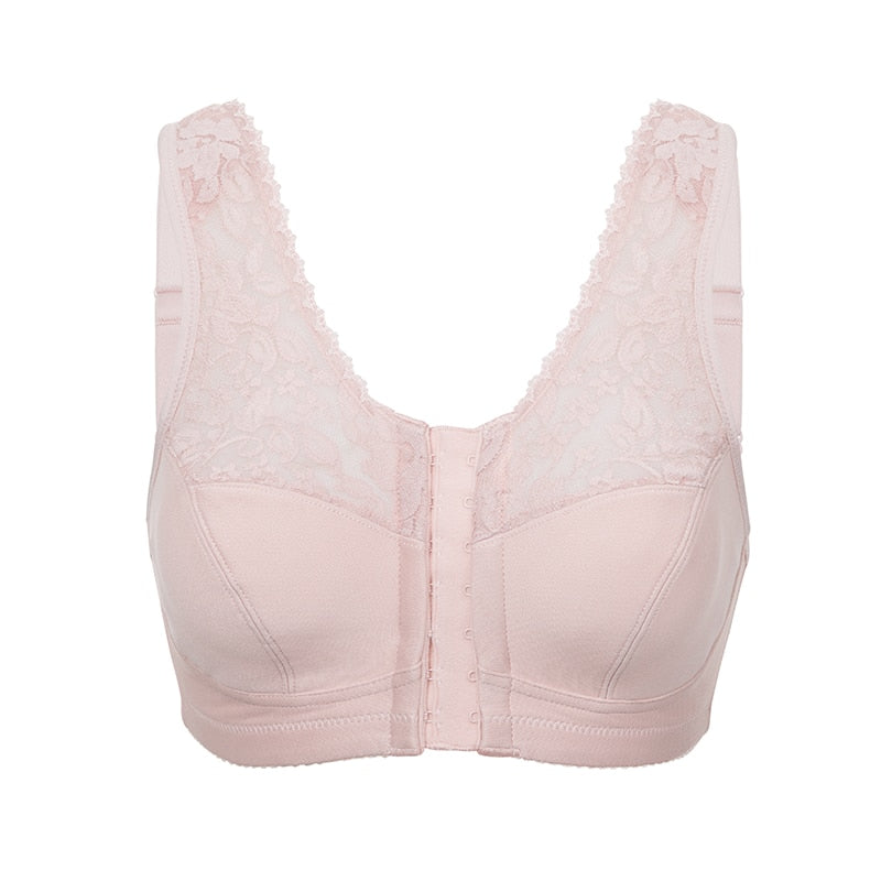 High Quality Full Coverage Wire Free Floral Lace Bra