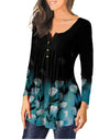 Round Neck Button tunic blouse
