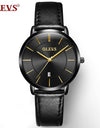 Casual Leather Quartz Women's Wristwatches