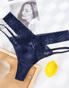 Breathable Cross Hollow Seamless Low Waist Panties