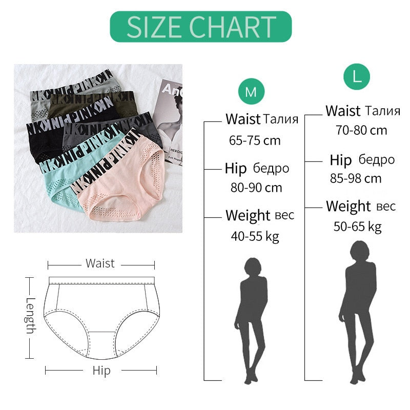 PINK Hollow Out Sport Panties