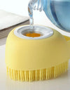 Soft Silicone Pet Bath Shampoo Massage Brush