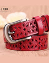 Genuine Leather Pin Buckle Strap