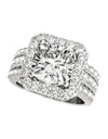 Luxury Round Cut 3 Carat 925 Sterling Silver Ring