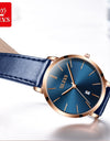 Casual Leather Quartz Women's Wristwatches