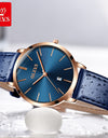 Casual Leather Quartz Women's Wristwatches