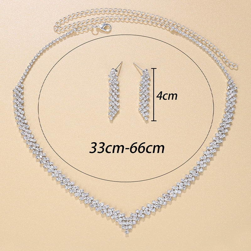 Necklace Earrings Set