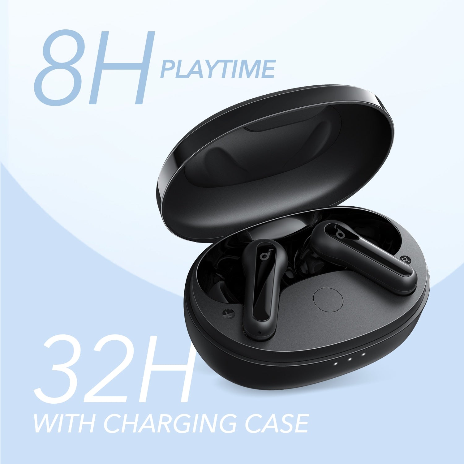 Anker Life P2 Mini True Wireless Earbuds, Bluetooth earphones with Big Bass, Bluetooth 5.2, 32H Playtime