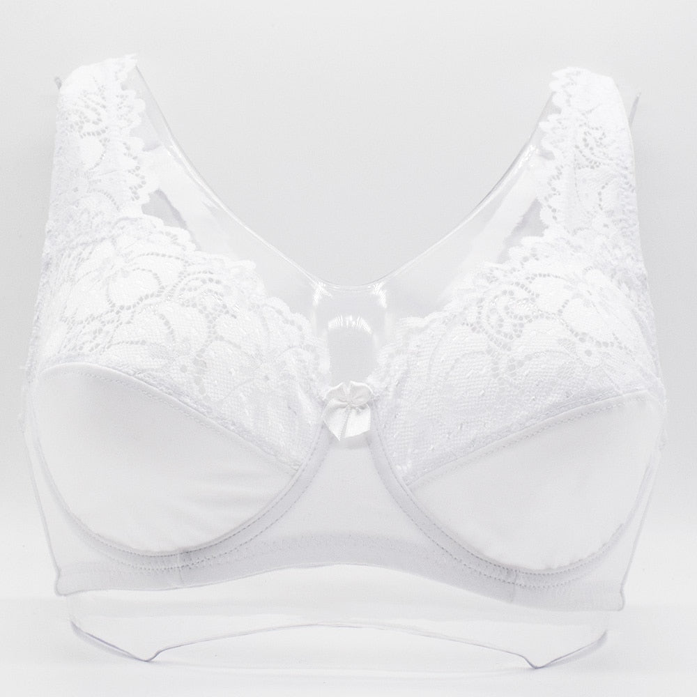 Floral Unlined Lace Embroidery Bras