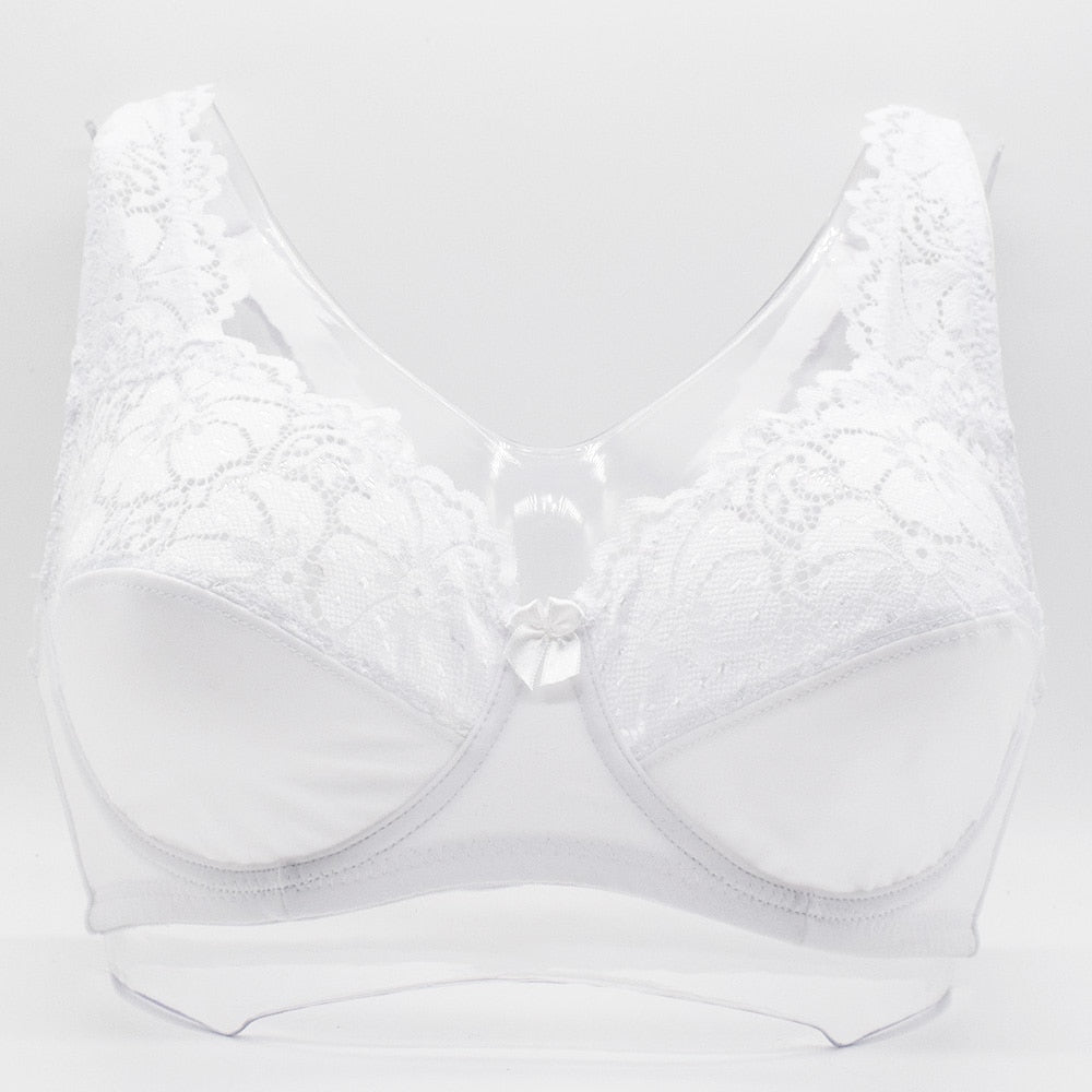 Floral Unlined Lace Embroidery Bras