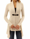 Loose Cardigan Sweater With Belt