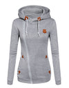 Long Sleeve Zip Up Fleece Hooded Sweatshirts