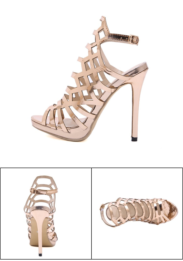 Sexy Hollow Out Super High Heels