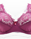 Floral Unlined Lace Embroidery Bras