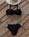 Push Up Bikini Strap Bathing Suit