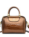 Luxury Patent Leather Pattern Handbag Purse