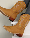 Autumn and Winter Embroidery Western Cowboy Boots