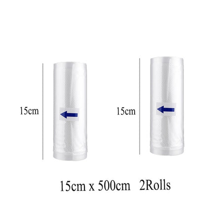 2 Rolls /Lot Kitchen Food Vacuum Bag Storage Bags for Vacuum Sealer