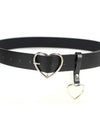 PU Leather Heart Belt