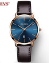 Casual Leather Quartz Women's Wristwatches