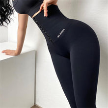 სურათის ჩატვირთვა გალერეის მნახველში, Adjustable High Waist Compression Sports Yoga Pants
