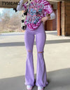 High Waist Flared  Stretch Jeans