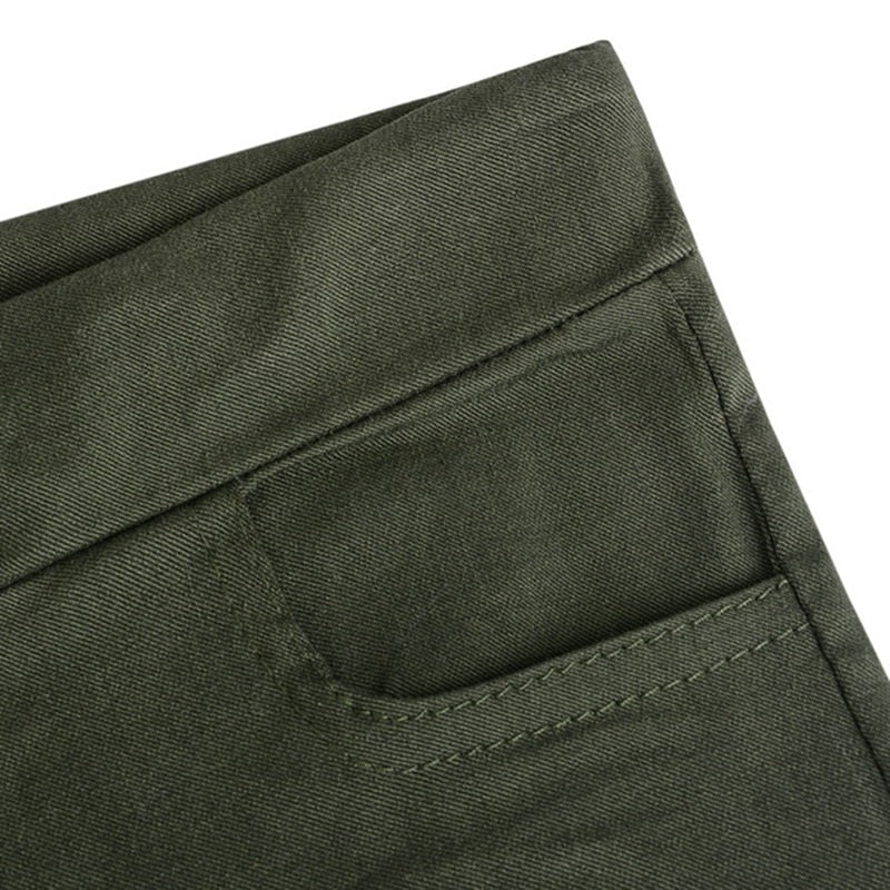 Lace-Up Waist Casual Slim Fit Trousers S-4XL