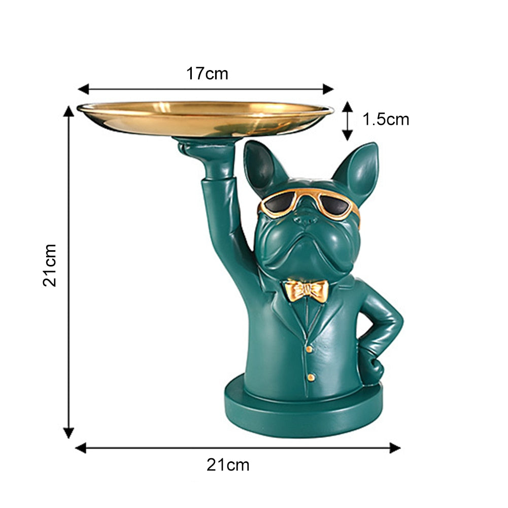 Nordic French Bulldog Sculpture Dog Statue