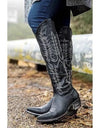 Knee High Boots Mid Med Gladiator Vintage Boots