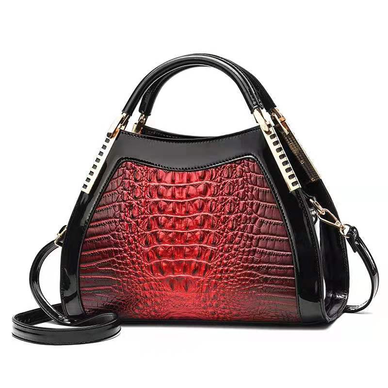 new crocodile pattern large-capacity bag