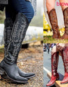 Knee High Boots Mid Med Gladiator Vintage Boots