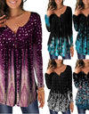 Round Neck Button tunic blouse