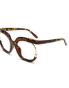 Oversized Fashion Retro Round Anti Blue Light Glasses