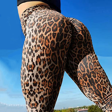 Leopard Printed Yoga Women Pants