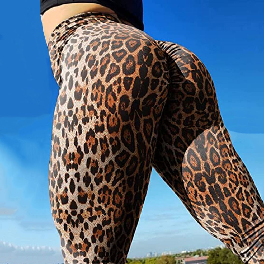 Leopard Printed Yoga Women Pants