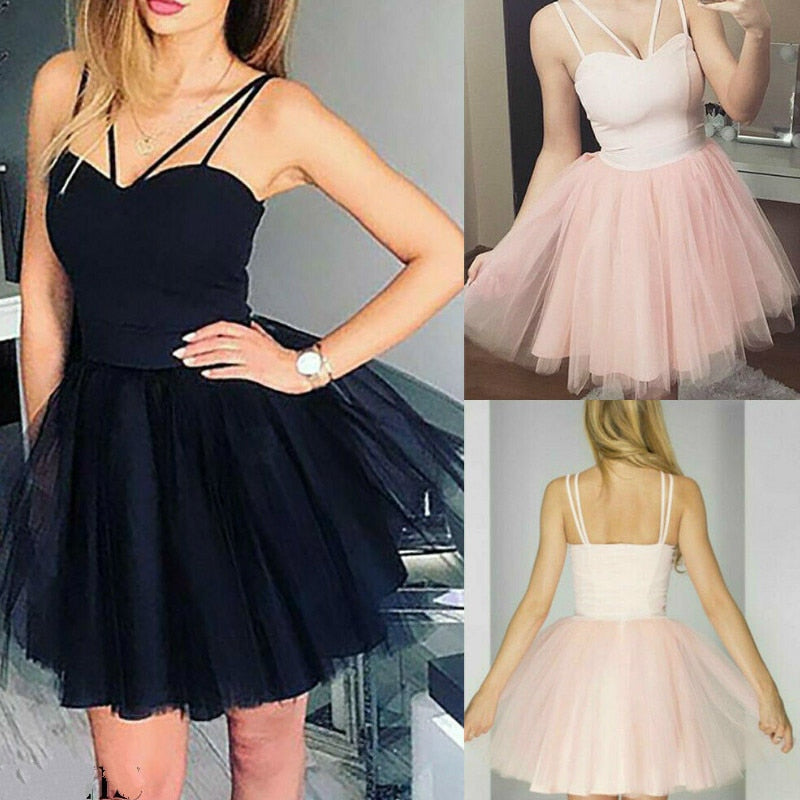Lace Patchwork Evening Party Dress