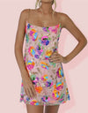 Elegant Chic Suspender Sequined Backless Mini Dress