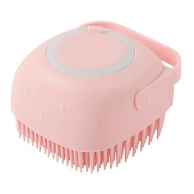 Soft Silicone Pet Bath Shampoo Massage Brush