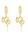 Stainless Steel Gold Color Stud Earrings