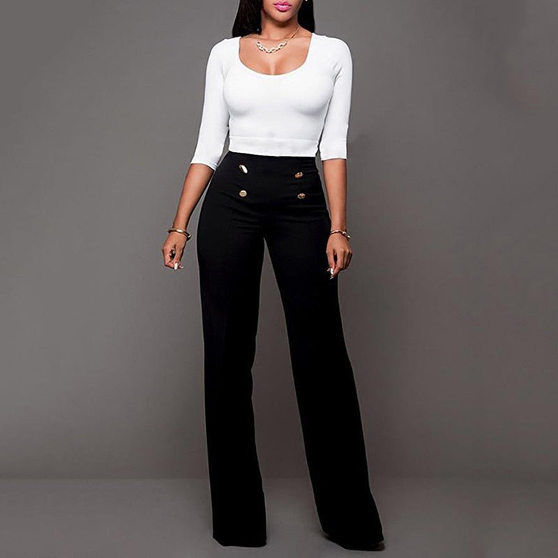 High Waist Casual Harem Long Pants