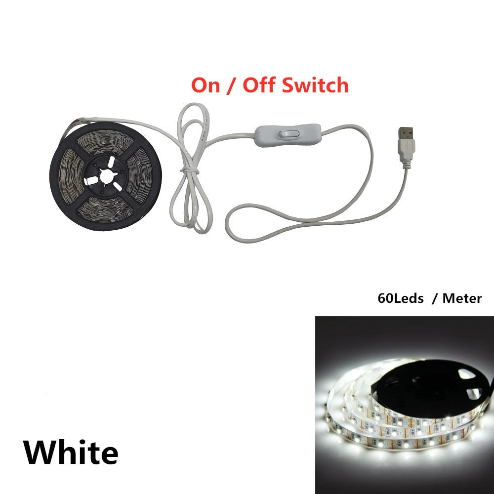 5V USB LED Flexible Tape Vanity Makeup Mirror Light