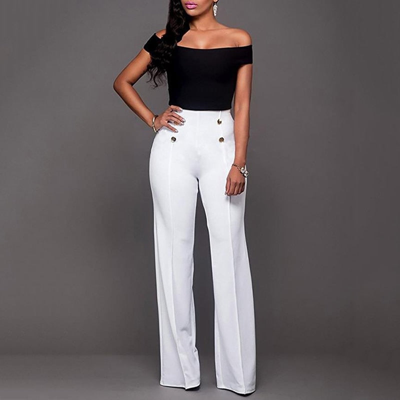 High Waist Casual Harem Long Pants
